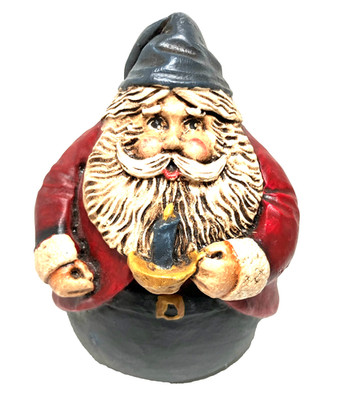 Vintage Jim Shore Roly Poly Santa 1990 Signed Christmas Tree Holiday 
