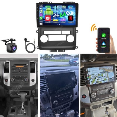 2+64G Android 15 For Nissan Frontier 2009-2012 Car Radio Stereo CarPlay GPS CAM