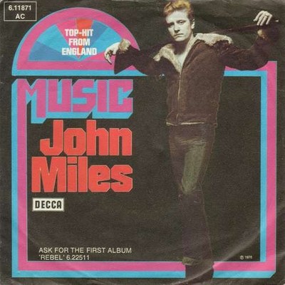 John Miles - Music 7'' Single Vinyl Rock Classic Rock 06