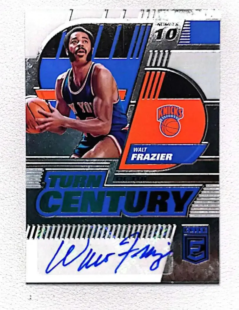 2022-23 WALT “CLYDE” FRAZIER AUTO PANINI DONRUSS ELITE TURN OF THE CENTURY AUTO