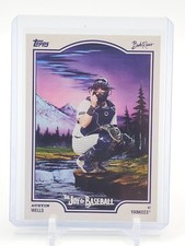 AUSTIN WELLS 2025 TOPPS X BOB ROSS JOY OF BASEBALL #5 YANKEES  BQ3735