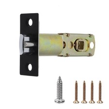 Adjustable Door Latch Black 23/8 23/4 Inch Stainless Steel 8/25 Inch Hole