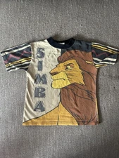 90s Disney Lion King Simba Mega Print T-Shirt