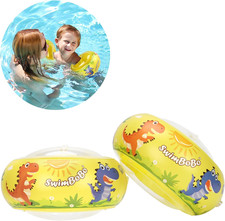 Soft Swimmies Toddler Floaties, Learn-to-Swim Inflatable Pool Floats  Arm Float