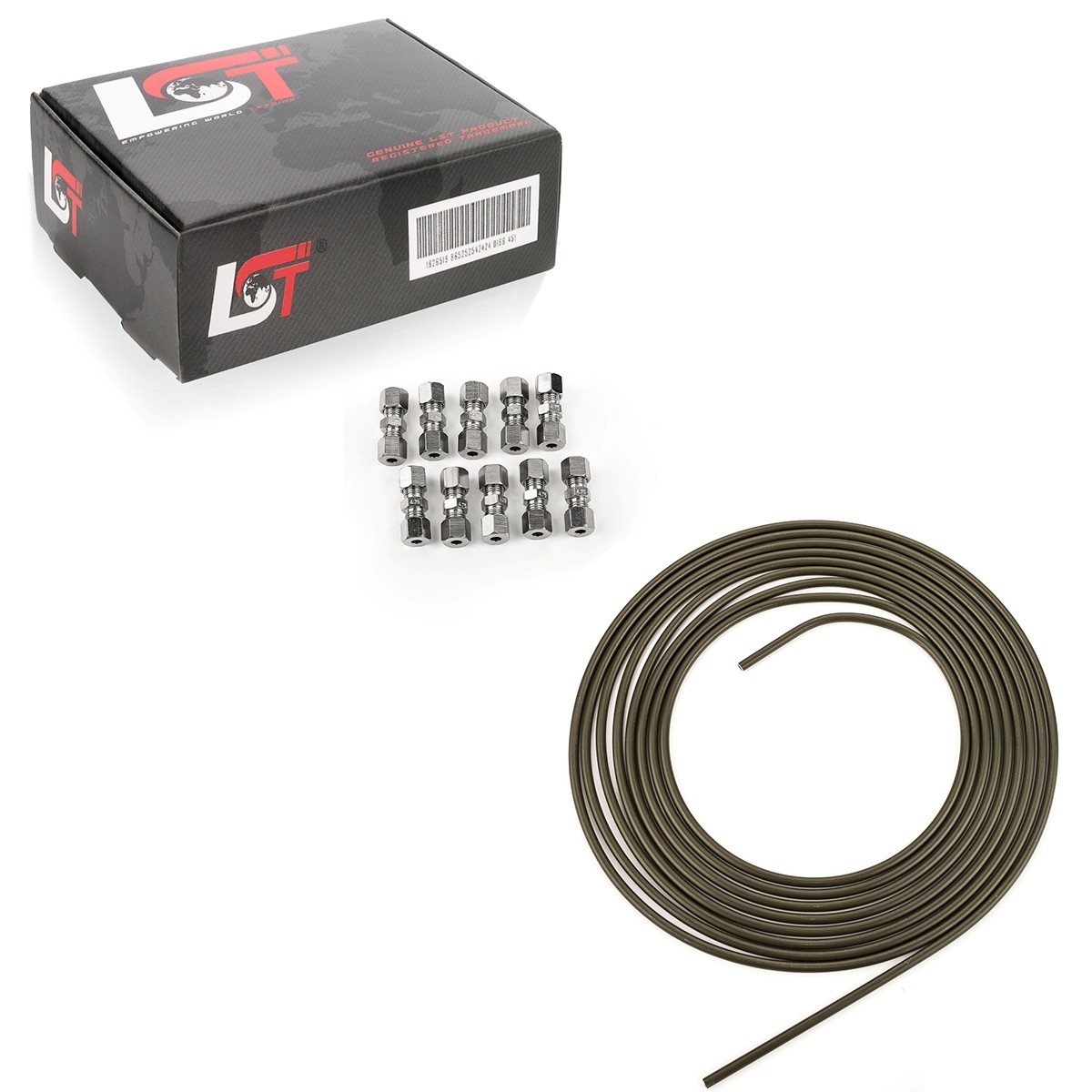 5M Brake Line Brake Pipe Steel Ø 4.75Mm Set +10 Quick Connectors For Volvo