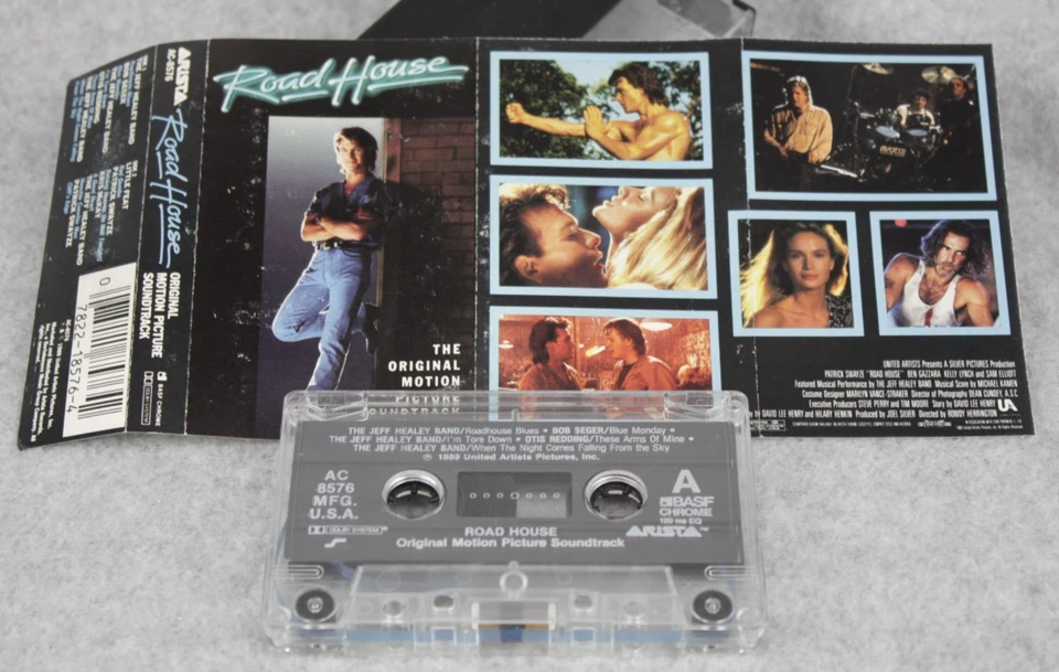 Road House Original Motion Picture Soundtrack Cassette Tape 1989 Arista AC-8576 - Image 3 of 4