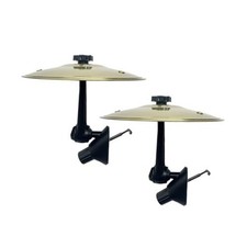 2 Pack Car Cymbal, Car Cymbal Air Vent, Mini Drum Crash Cymbal For Car Gold