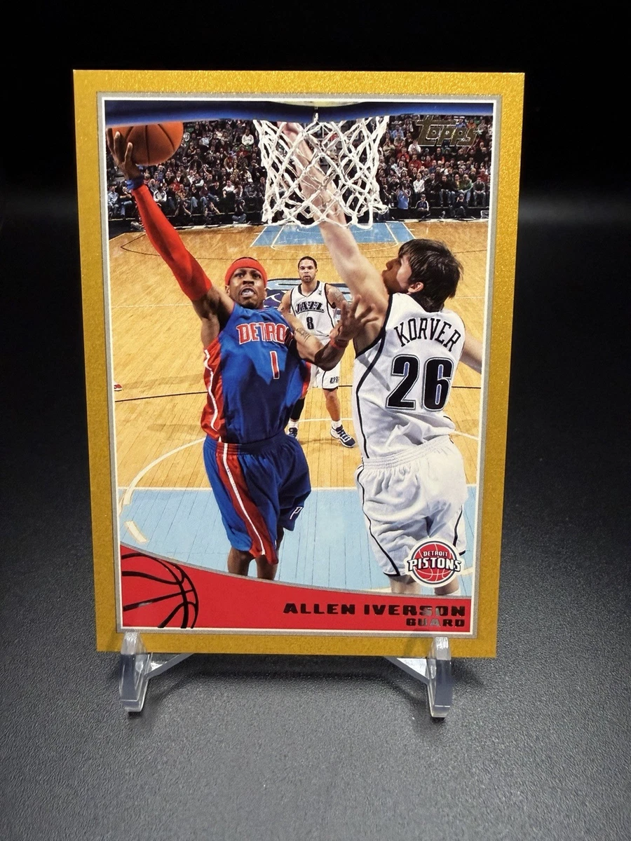Allen Iverson Basketball Serial Numbered Sports Trading Cards