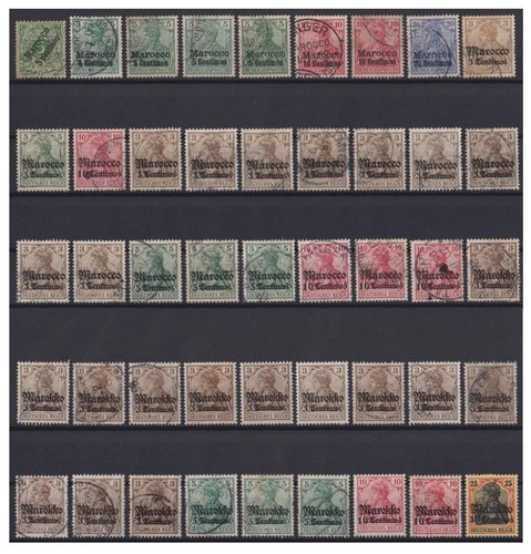 =Lot German colonies / post offices - Marokko=