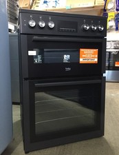 Beko FDC6731A Anthracite Grey 60cm Electric Cooker Double Oven Ceramic Hob(11165