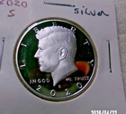 2020 S Silver Proof Kennedy Half Dollar from Proof Set