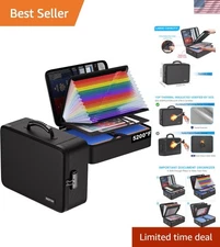 Durable Fireproof Storage Bag: 5200°F Protection and Colorful Accordion Style