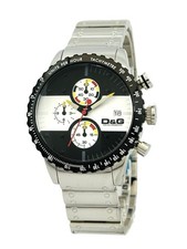 D&G Dolce and Gabbana DW0374 MEN'S D&G RUGBY CHRONOGRAPH WATCH