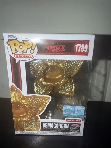 Funko Pop Stranger Things Gold Demogorgon Metallic 9500 Limited Edition Supreme