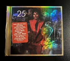 Thriller 25 Deluxe Casebook Edition Michael Jackson, Kanye West (CD, DVD) NEW