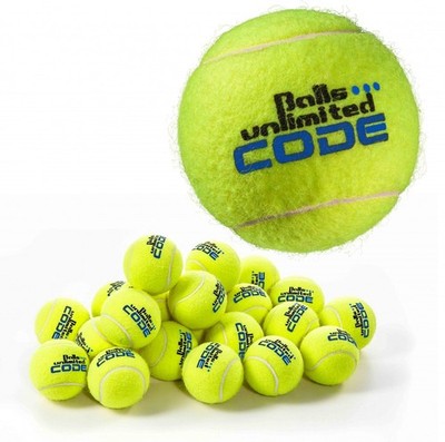 Balls Unlimited Code Blue Tennisball, Drucklose Trainingsbälle - 60er Beutel