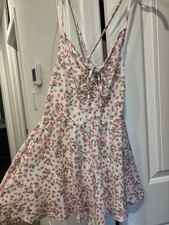 Floral Romper with Adjustable Straps for Women Size Medium