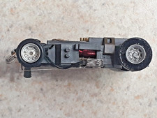 AFX MT HO Slot Car Chassis W/Turbine Wheels.  Clean, Runs, New Tires and Parts