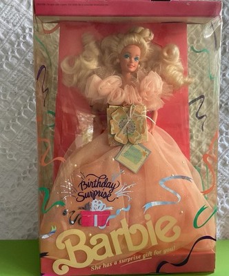 Barbie ''Birthday Surprise'' 1991 VTG Doll NIB Mattel Toys 90s Collectible 3679