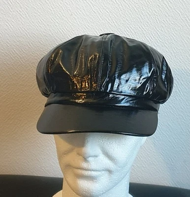 Casquette Gavroche simili cuir VERNI Finition Soignée Taille UNIQUE - Photo 1/4