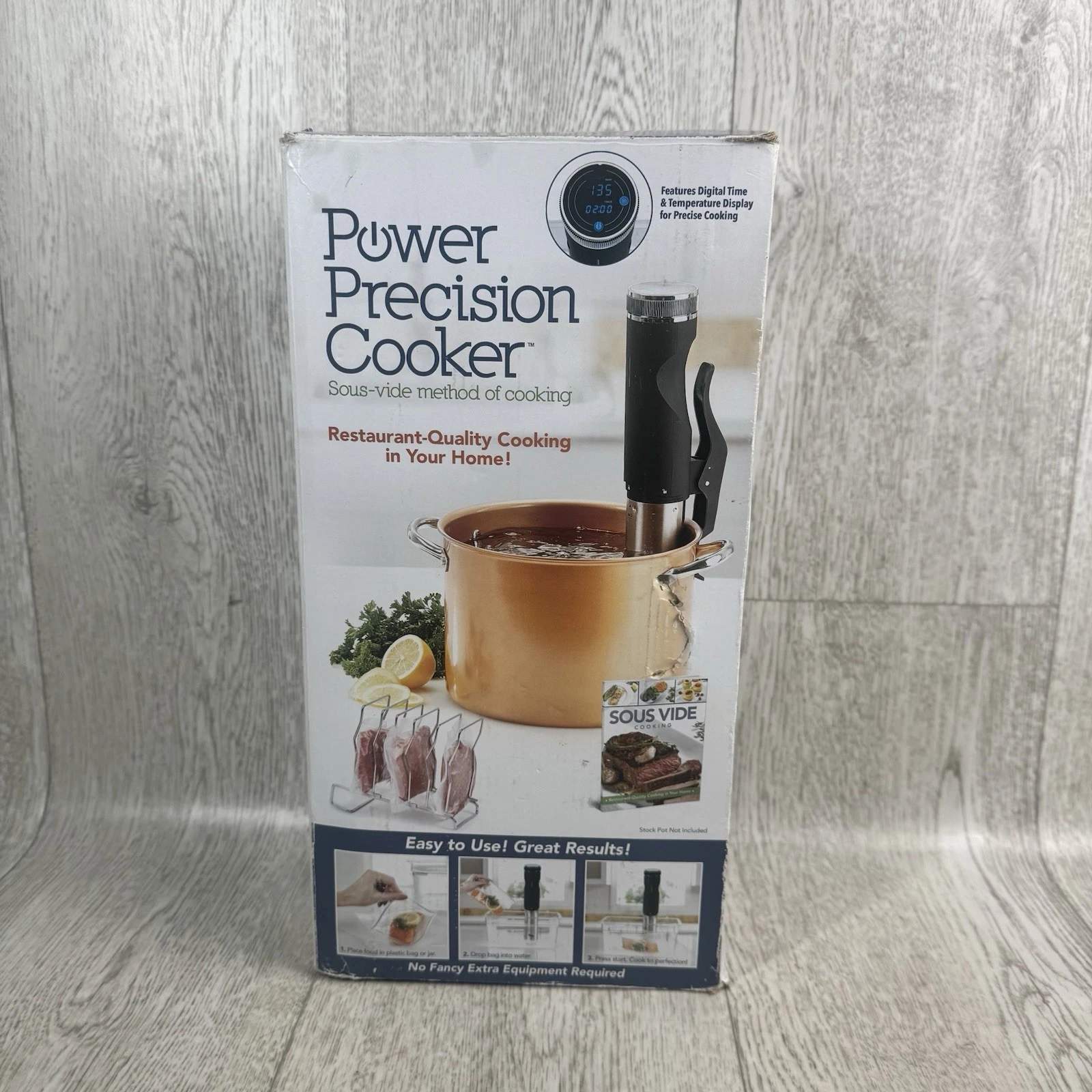 NEW Power Precision Cooker Sous-Vide Method Of Cooking NOB
Opens in a new window or tab