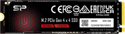 Silicon Power 500GB UD90 NVMe 4.0 Gen4 PCIe M.2 SSD R/W up to 5,000/2,700 MB/s