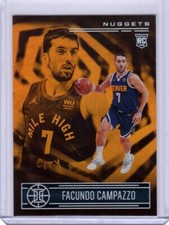 2020 Illusions Rookies Facundo Campazzo RC #170 Trophy Collection Orange Rookie