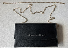 Mercedes Benz Purse Pocket Book Rare Item From Benz With 2 Chains Brand New