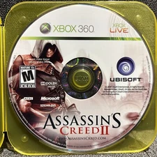 Assassin's Creed II (Microsoft Xbox 360, 2009) Game Disc Only, Tested