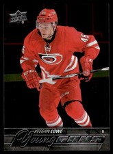 2015-16 Upper Deck Young Guns SILVER FOIL Keegan Lowe Rookie Carolina Hurricanes