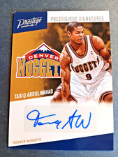 2017-18 Panini Prestige Tariq Abdul-Wahad Prestigious Signatures AUTO Nuggets