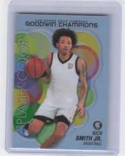 2023 UD Goodwin Champions #SCP-78 Nick Smith Jr. Splash of Color Premium Rainbow