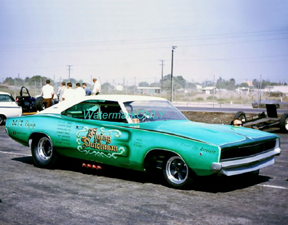 "Flying Dutchman" Al Van Der Woude 1970 Dodge Charger NITRO Funny Car PHOTO! #26