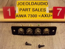 Pannello ingresso antenna AIWA 7300/AX7300-U e viti di montaggio. Separazione testata AX7300U