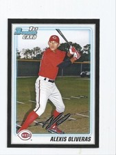 Alexis Oliveras Reds 2010 Bowman Prospects Black #BP75