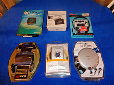 Lot of 6 NEW Music CD Player, Cassette Players, Earphones, Jensen, GPX, Mtv