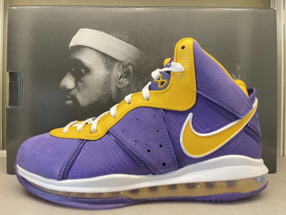 Nike Lebron 8 VIII Lakers Court Purple Style Code: DC8380-500 Men’s 9.5