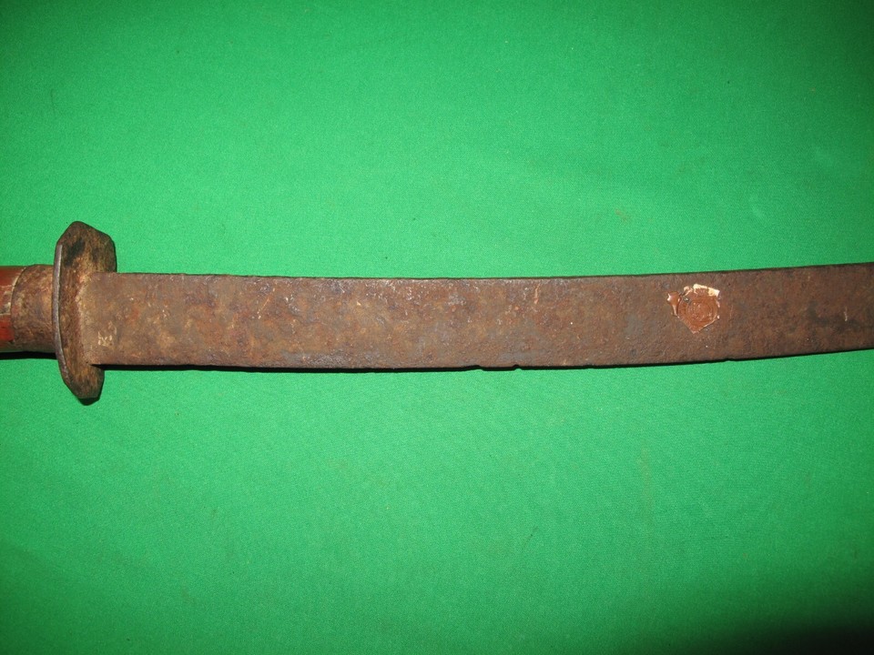 Antique Chinese or Japanese Short Sword with Seal eBay