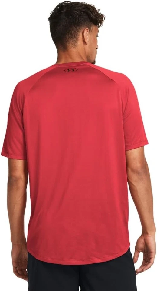 Camiseta Under Armour Para Hombre 4XL Ajuste Suelto Estampado Técnico Relleno Rojo Solsticio Nueva Con Etiquetas Foto 4 de 4