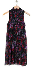 Calvin Klein Womens Size 6 Floral Tie Neck Trapeze Dress