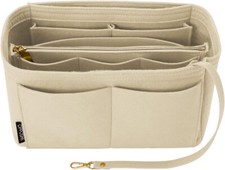 Felt Purse Handbag Organizer Insert - Multi pocket Storage Tote Shaper Liner Bag