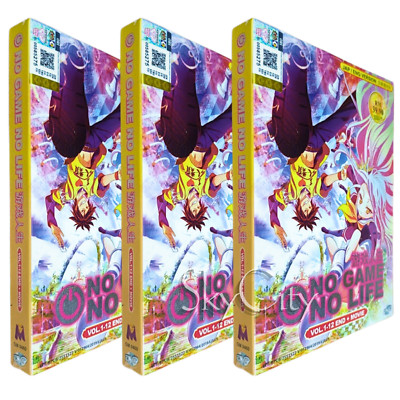 No Game No Life Vol.1-12 End + ZERO Movie DVD English Dubbed +English Subtitles