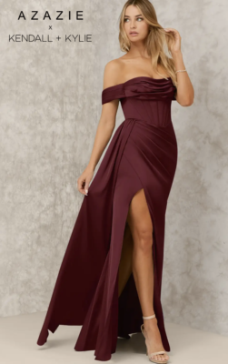 azazie off shoulder dress Off The Shoulder