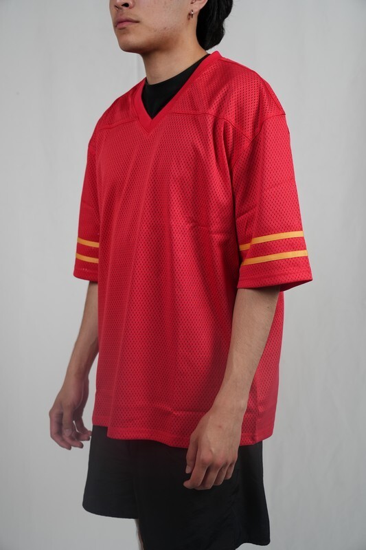 Oversized Football Jersey Heavyweight Mesh Top 90s NFL American