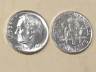 1962 SILVER BU ROOSEVELT DIME. NICE!