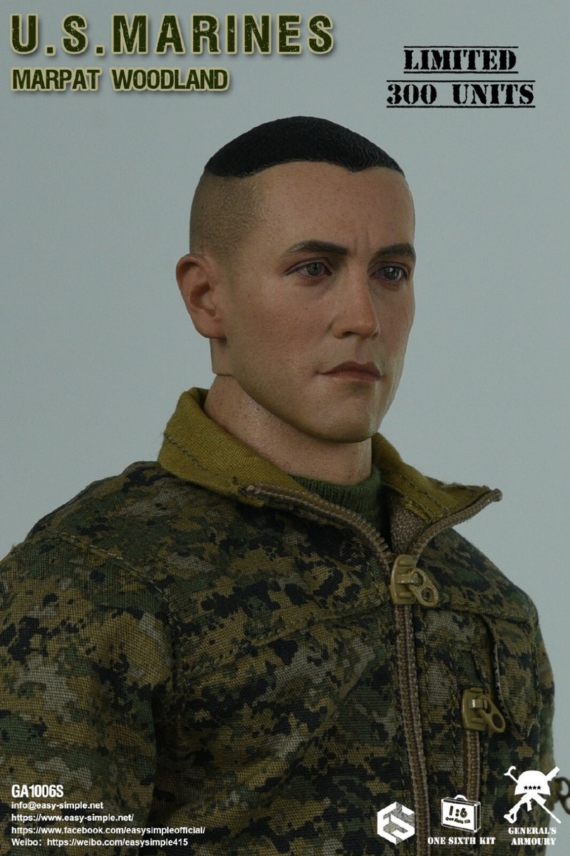 US Marines MARPAT Woodland 1/6 フィギュア General's Armoury U.S. Marines MARPAT Woodland 1/6 Scale Limited