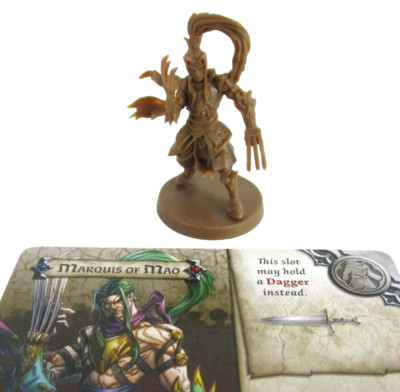 ZOMBICIDE: White Death Frozen Fortress MARQUIS OF MAO Mini & Card NEW!!