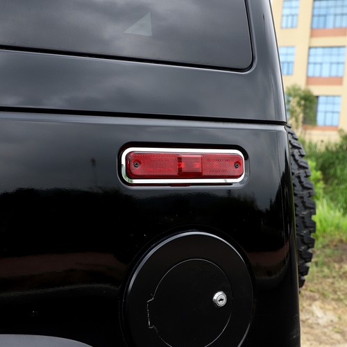 Kit de accesorios de moldura de marco de marcador lateral de coche cromado de acero para Hummer H2 2003-2009 - Imagen 6 de 8