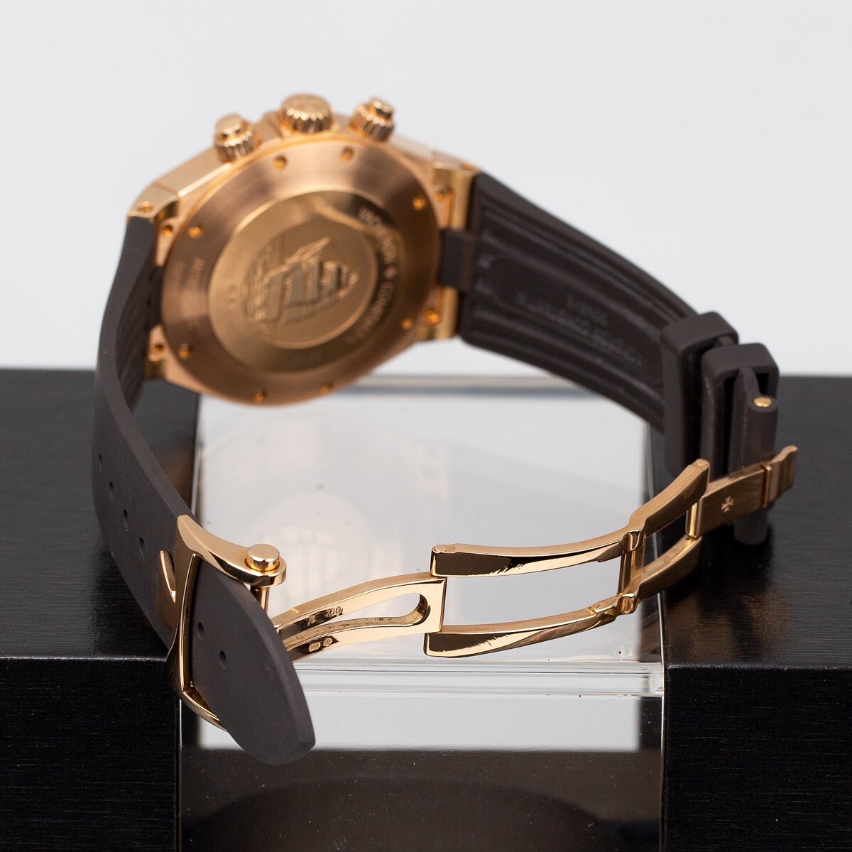 Vacheron Constantin 49150/000R-9338 Overseas Rose Gold Brown Watch