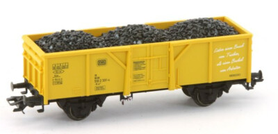Märklin 44340.002 Mittenselbstentladewagen DB Ep.IV Bahnbaugelb H0 1:87 NEU OVP